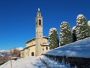 Miragoli con Monte Castello (1089 m), innevati e baciati dal sole-22nov25 - FOTOGALLERY